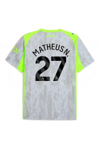 Manchester City Matheus Nunes #27 Voetbaltruitje 3e tenue 2025-26 Korte Mouw